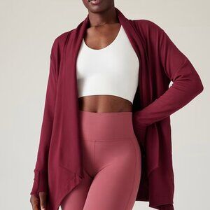 Athleta Pranayama Wrap in Coffeeberry